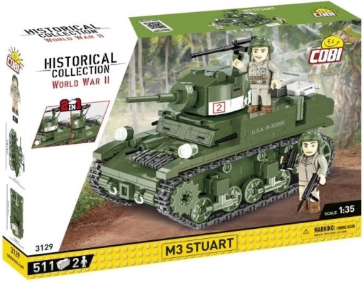 Komplet za sestavljanje tanka M3 Stuart – 511 kosov