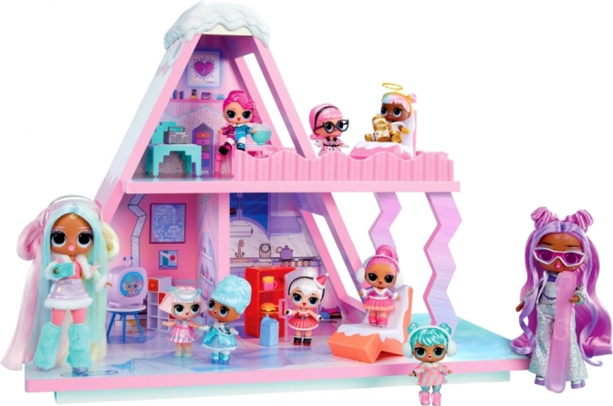 Hišica L.O.L. Surprise Winter Snow Chalet