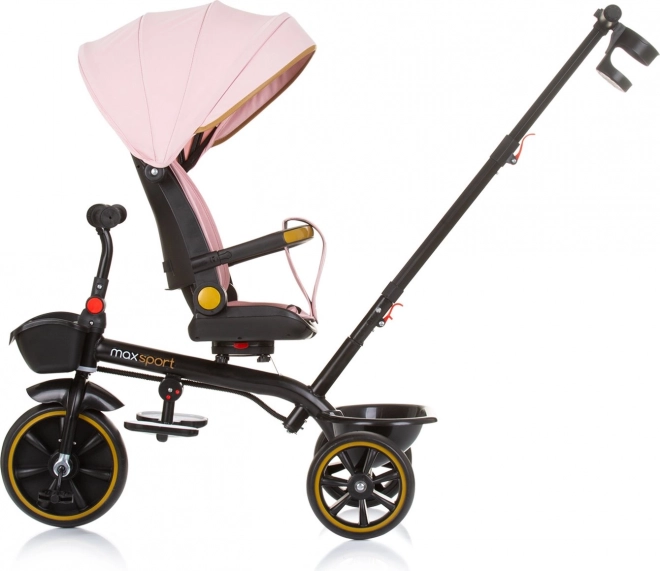 Trikolesnik s streho Max Sport 2v1 Flamingo