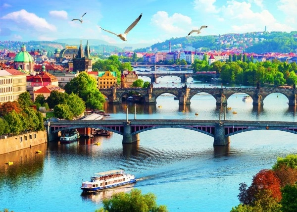 Čudovit pogled na Prago
