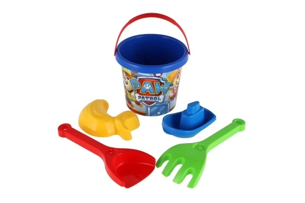 Komplet za peskovnik 5 kos plast Paw Patrol/Patrulja tačk modra v mreži 12x22x12cm 12m+ Wader