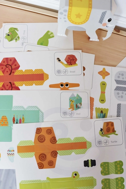 Woopie art&fun ustvarjalni set origami 3D živali