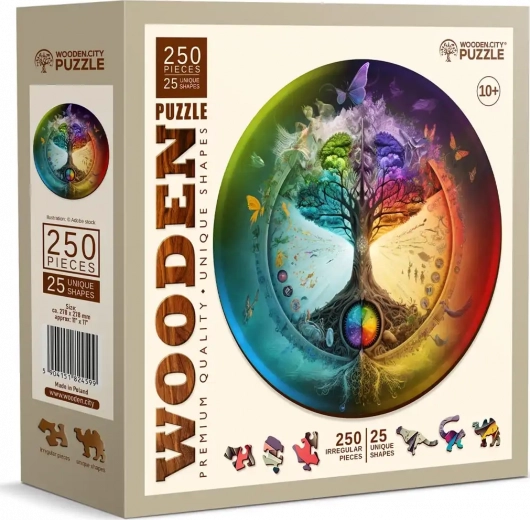Lesene puzzle Drevo življenja 250 koščkov WOODEN CITY