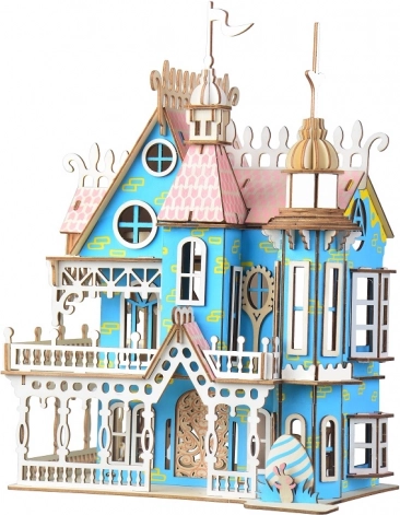 Woodcraft lesene 3D sestavljanke pravljična vila