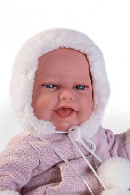 Antonio Juan 70360 CLARA - realistična punčka dojenček s posebno gibljivo funkcijo in mehkim tekstilnim telesom - 34 cm
