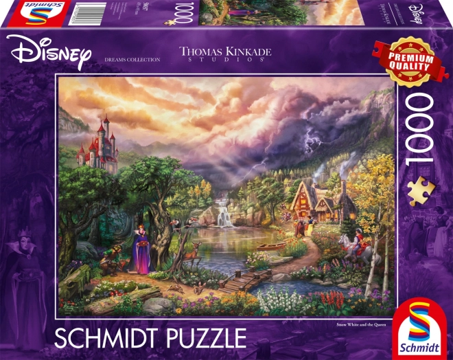 Sestavljanka SCHMIDT Disney: Sneguljčica in kraljica 1000 kosov