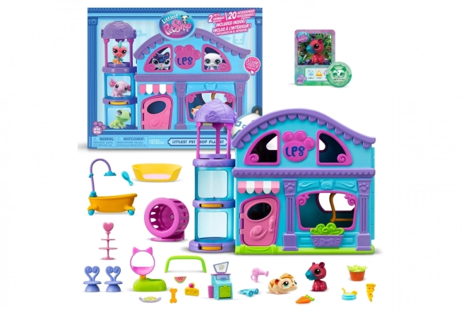 Komplet z igračami Littlest Pet Shop Hiša