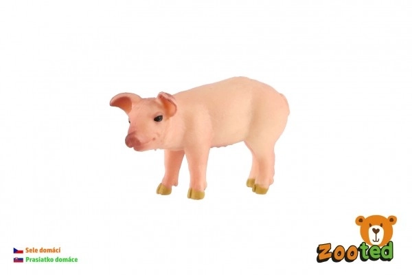 Plastični domači prašiček 5 cm