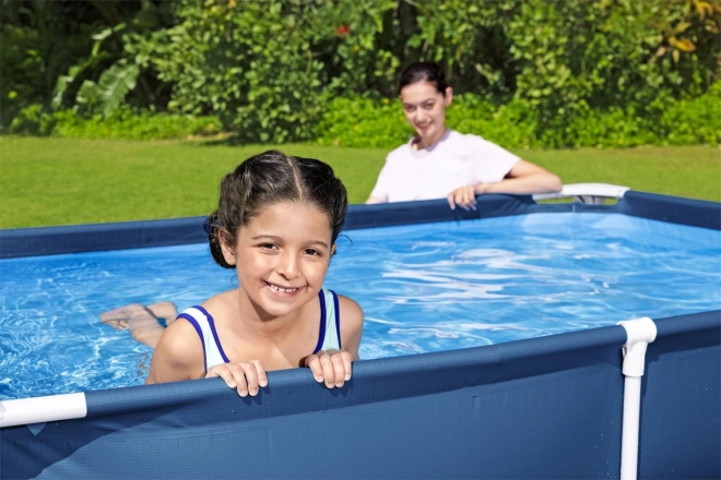 SplashJr Steel Pro 221x150x43 BESTWAY Rack Pool + Popravilo Set