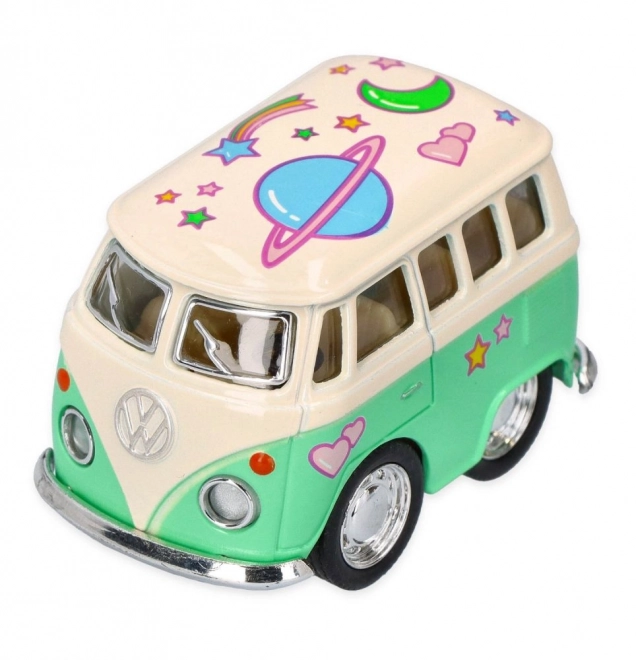 Kovinski model Volkswagen mini kombi 5cm