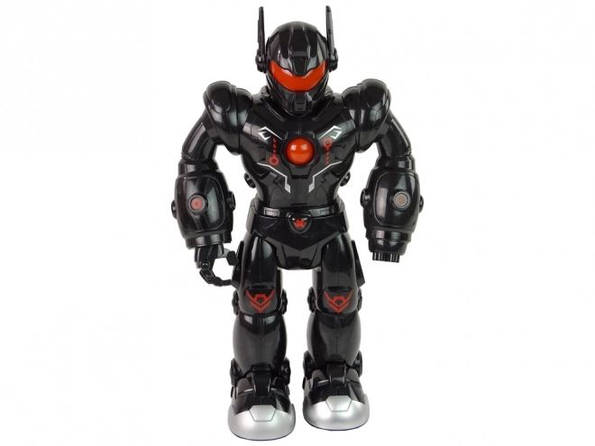 Interaktivni robot hodi Zvok Svetloba črna