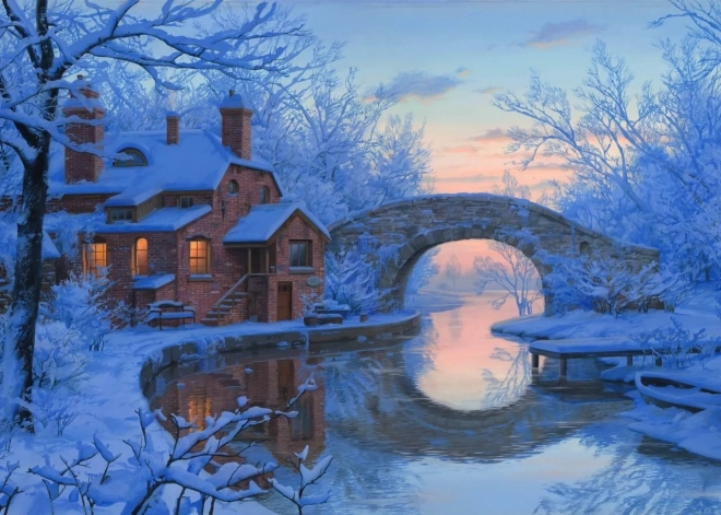 art puzzle zasnežene sanje – puzzle 1000 kosov