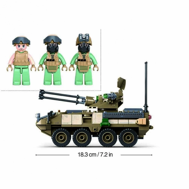 Sluban vojaški tank OEF Stryker ADS