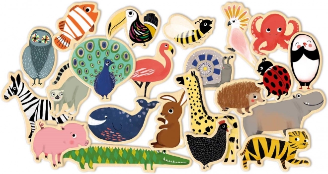 DJECO Magnetna živalska figurica iz ZOO