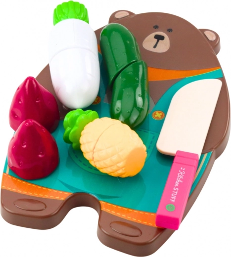 Barvit komplet zelenjave za učenje in igro