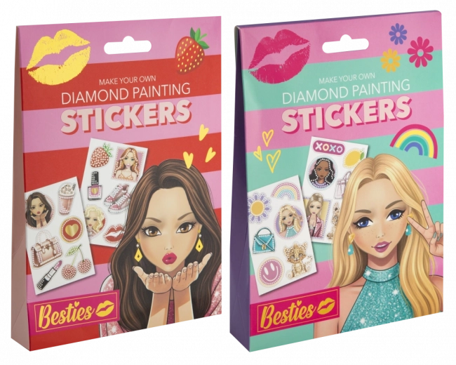 Diamantno slikanje Besties - nalepke