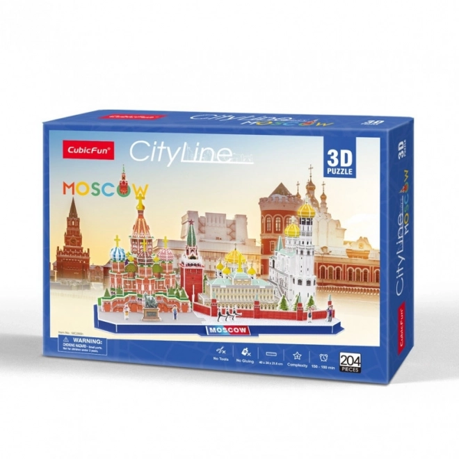 3D sestavljanka Mestna linija Moskva