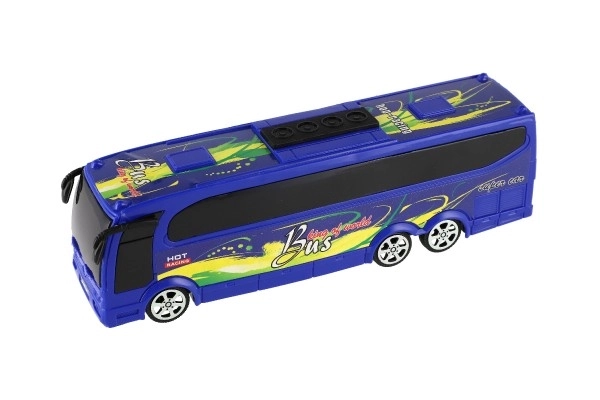 Plastični avtobus 25cm na vztrajnik v škatli