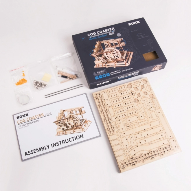 Trapdoors Marmorna Ekipa - Krogelna steza - 3D lesena sestavljanka