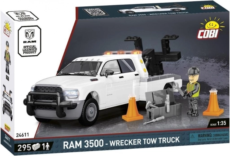 Cobi gradbeni set Dodge Ram 3500 vlečno vozilo 1:35