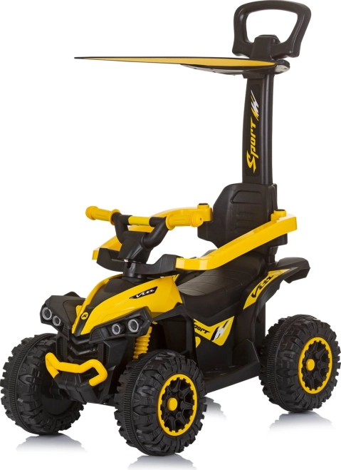 Poganjalec s strehico in vodilno palico Chipolino ATV rumen