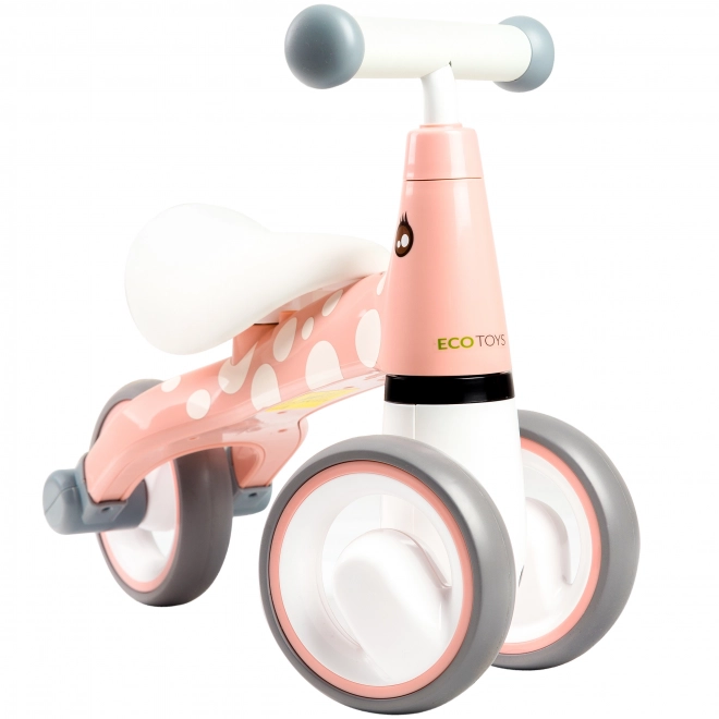 ECOTOYS Potiskalec Flamingo roza