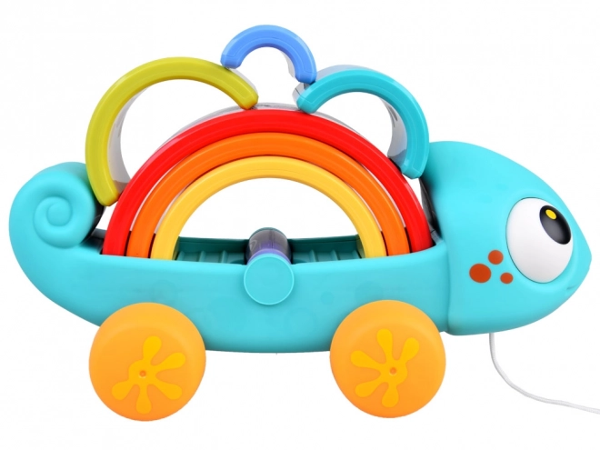 Barviti kameleon igrača montessori 18m+