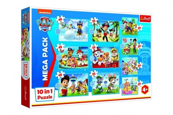 Sestavljanka Patrulja tačk 10v1 Zanesljiva ekipa v škatli 40x27x6cm