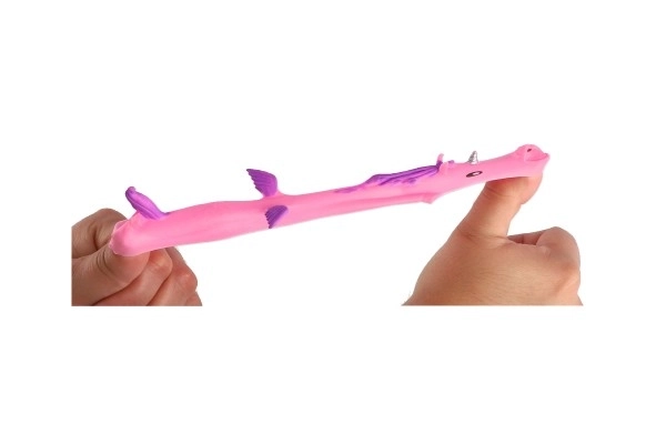 Samorog 2 kos raztegljivo leteče streljanje antistresni silikon 10cm na kartici
