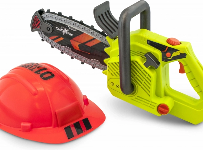 Tuff Tools otroška motorna žaga s čelado, 36 cm