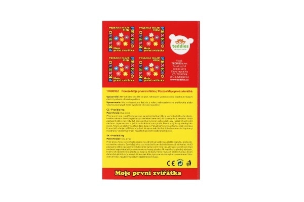 Papirnati Pexeso Moje prve živali MPZ družabna igra 27x23cm