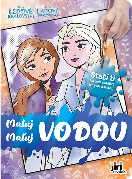 Pobarvanka slika z vodo FROZEN – Ledeno kraljestvo