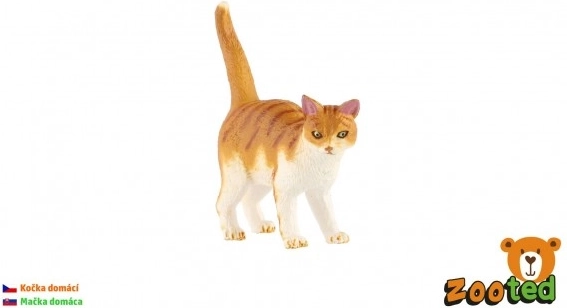 Plastična figurica domače mačke 6 cm