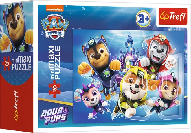 Sestavljanka Paw Patrol miniMAXI 20 kosov