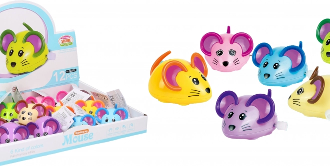 Plastična navijalna miška 8 cm