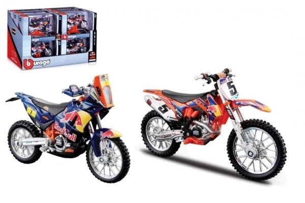 Bburago Red Bull Factory KTM Racing motorno kolo 1:18, različne vrste