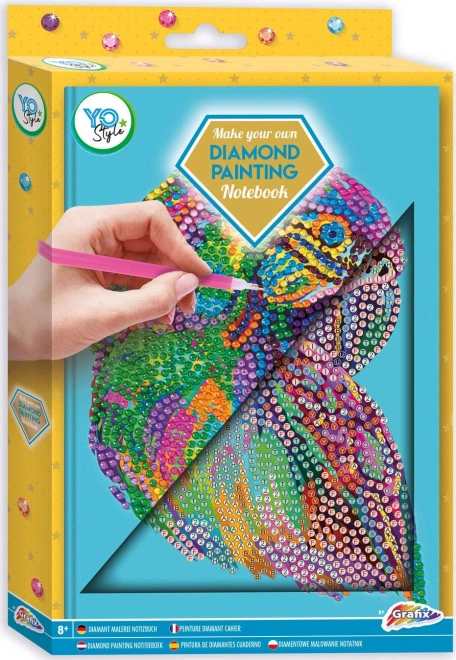 GRAFIX Diamantno slikanje Blok A5 Papiga