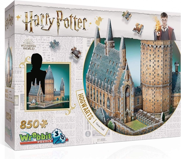 Wrebbit 3D sestavljanka Harry Potter: Velika dvorana Bradavičarke 850 koščkov