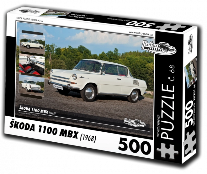 RETRO-AUTA Puzzle Škoda 1100 MBX 500 kosov