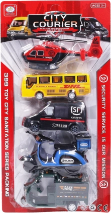 Set prevoznih sredstev 5 kos