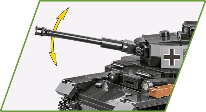 COBI 3127 Druga svetovna vojna Nemški tank Panzerkampfwagen IV Ausf. G 1:35