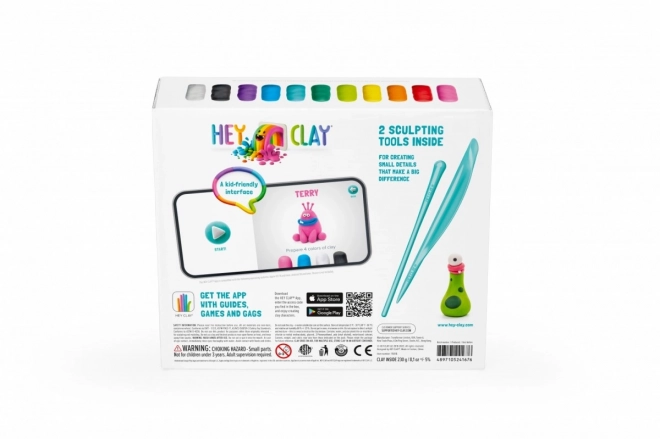 Hej Clay plastični set Pošasti