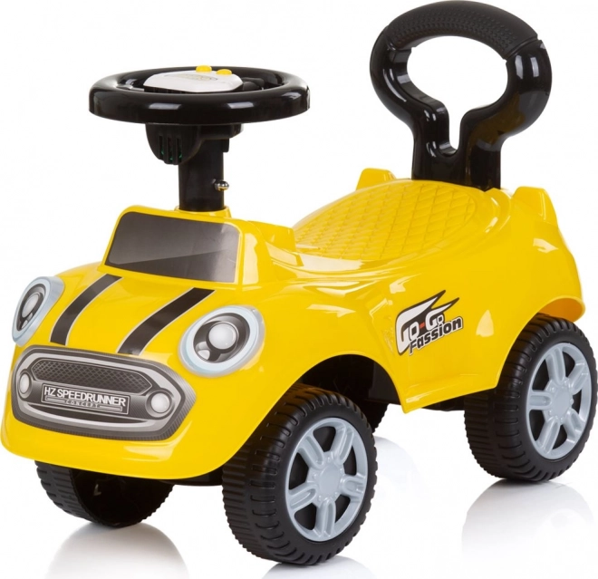 Chipolino poganjalec avto z melodijami Go-Go – Rumena