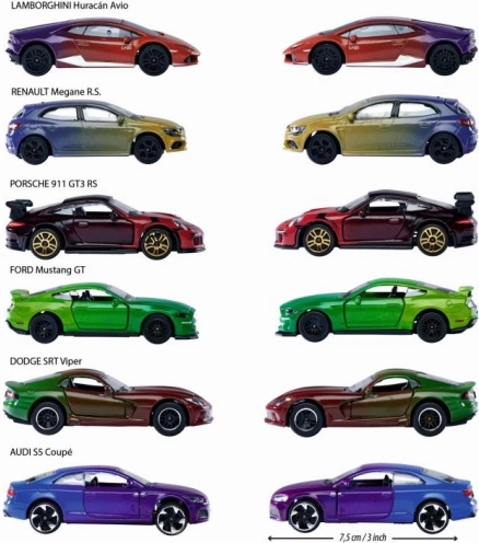 Šest ikoničnih modelov v različnih barvah