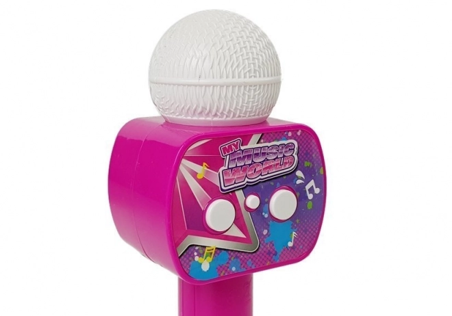 Otroški karaoke mikrofon bluetooth roza