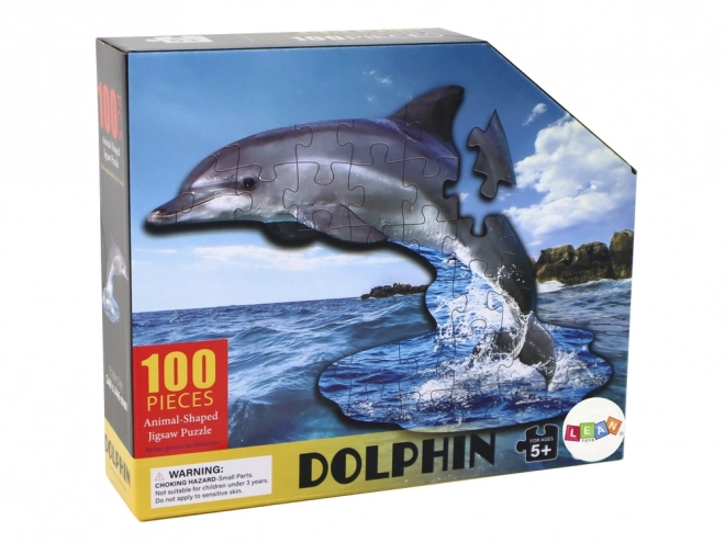 Puzzle 100 kosov z motivom delfina in morskih živali