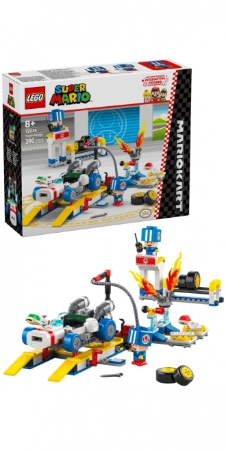 LEGO Super Mario: Mario Kart - Toad in njegova garaža