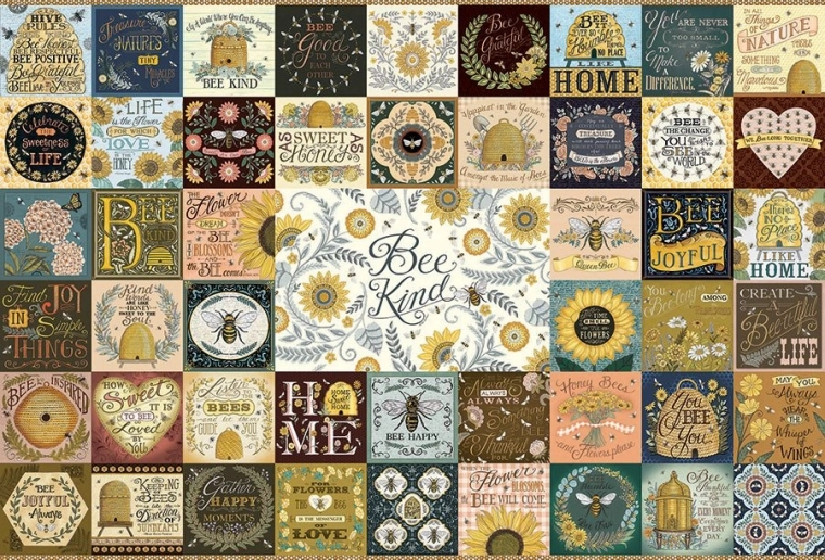 COBBLE HILL Puzzle Pridne čebele 2000 koščkov