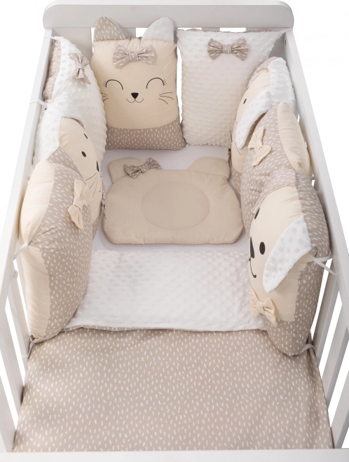 Komplet za posteljico Sleep Guardian 12-delni bež