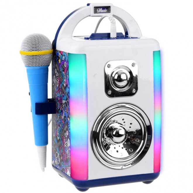 Disco brezžični zvočnik + mikrofon + bluetooth za otroke IN0165